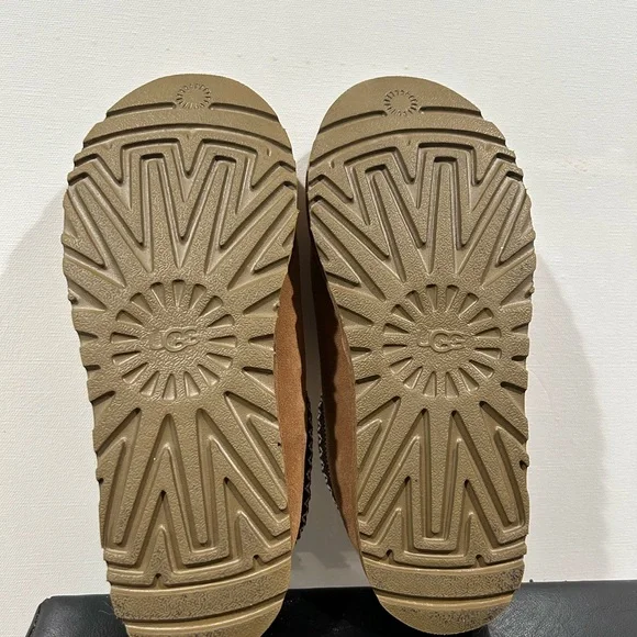 UGG Tasman ll Chestnut Suede Slip-On Slipper size 9 LIKE NEW - Picture 6 of 14